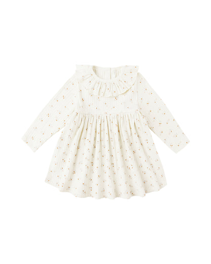 Rylee + Cru Ruffle Collar Dress