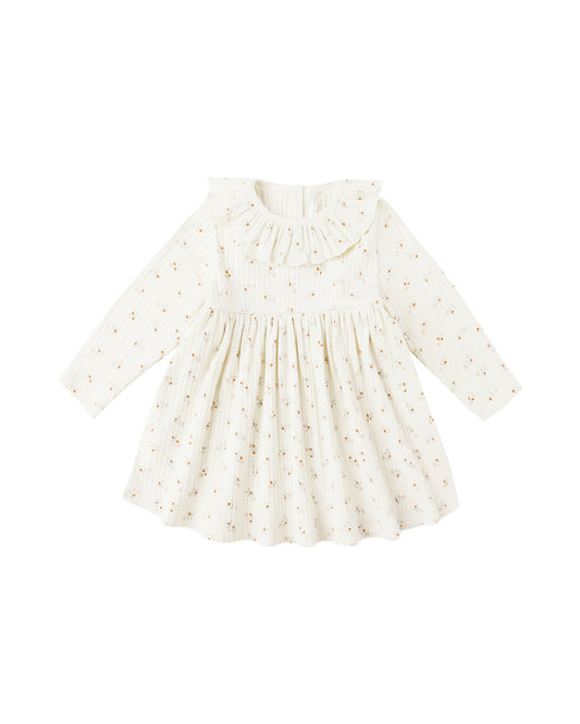 Rylee + Cru Ruffle Collar Dress