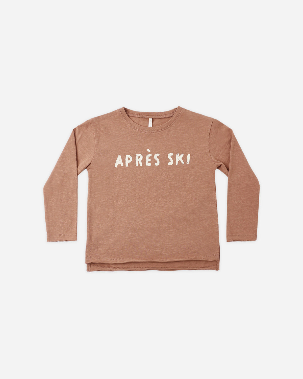 Raw Edge Long Sleeve Tee