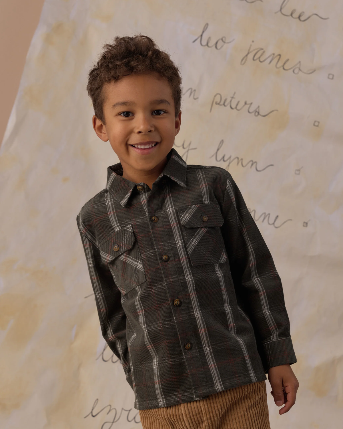 Pocketed Flannel Shirt