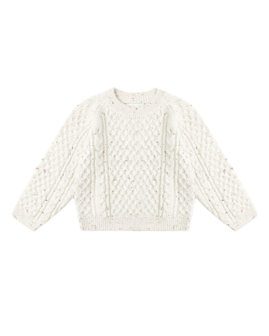 Rylee + Cru- Cable Knit Sweater