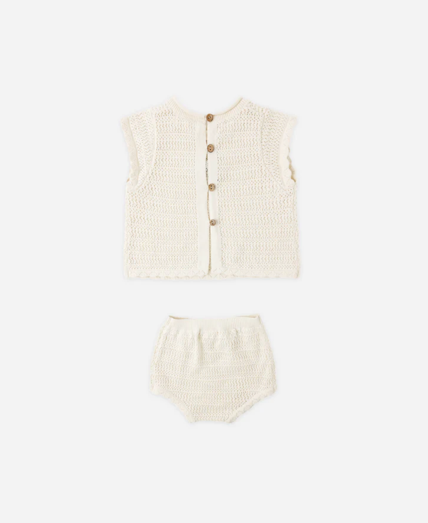 Scallop Knit Set