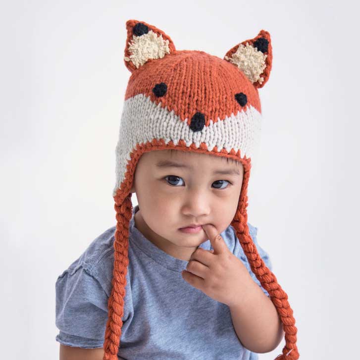 Huggalug-Fox Earflap Beanie Hat