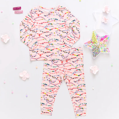 Pink Chicken- Kids Bamboo PJ Set