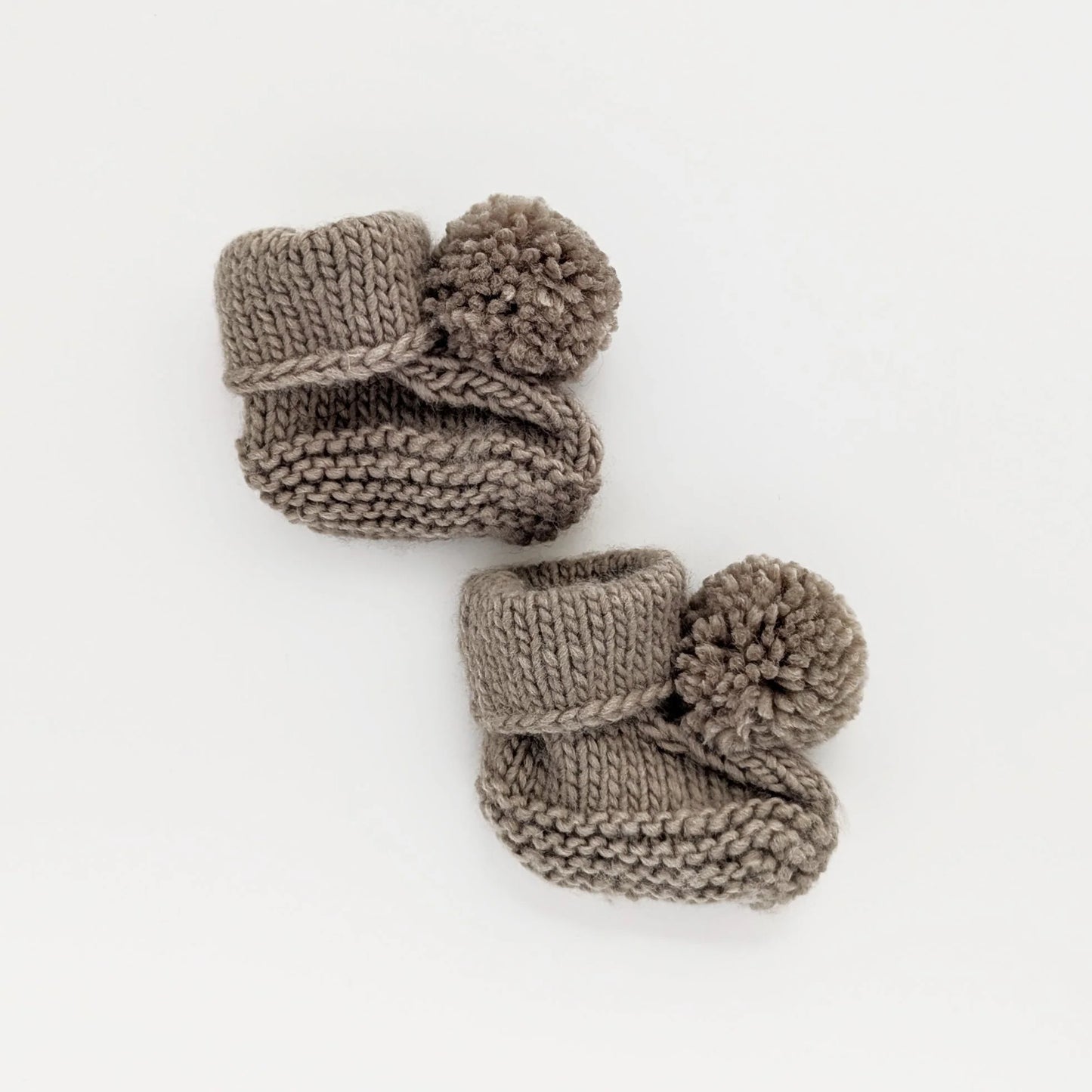 Huggalugs- Garter Stitch Booties