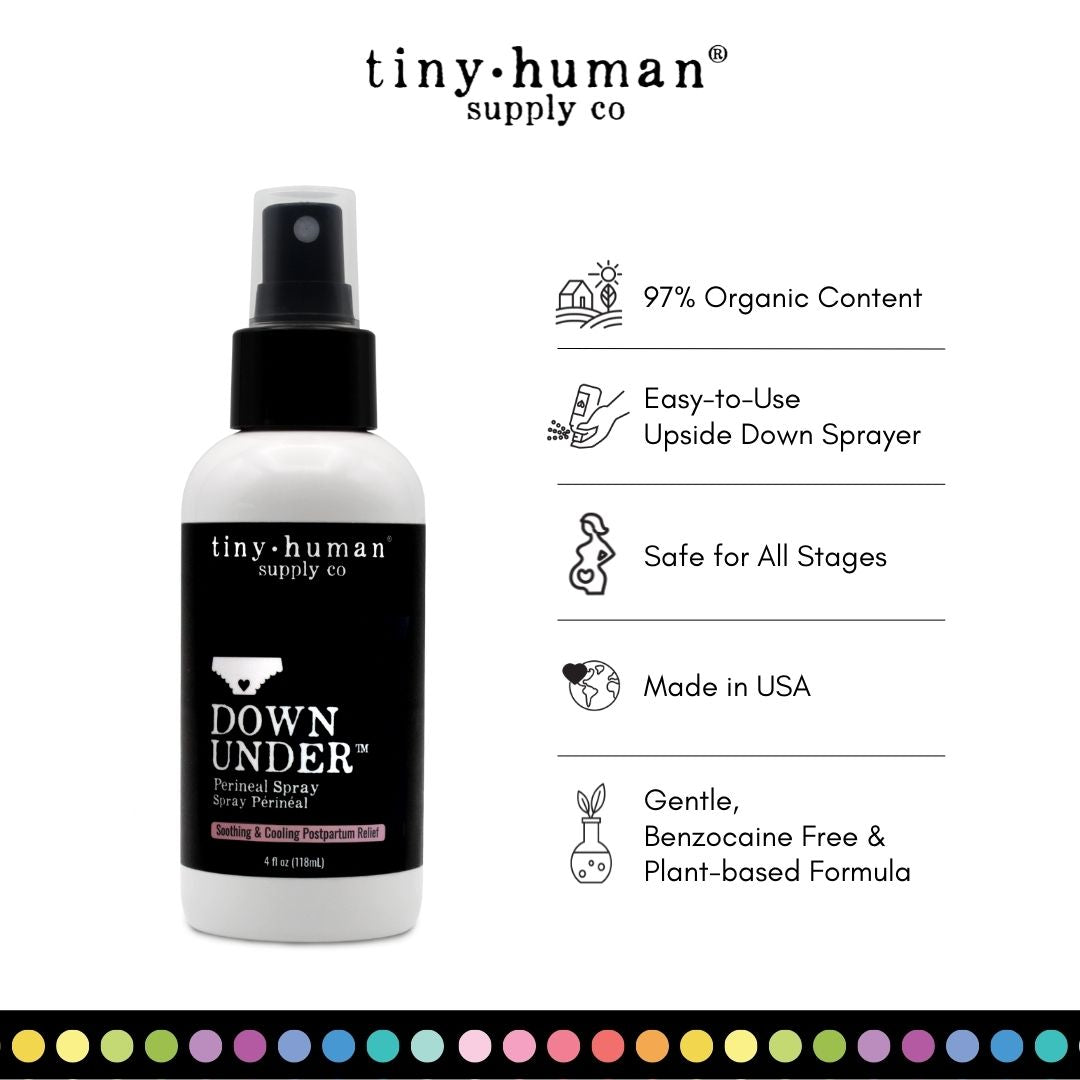 Tiny Human-Down Under Perineal Spray