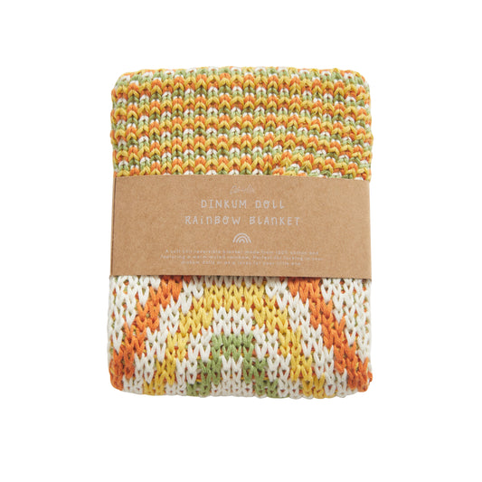 Olli Ella-Dinkum Doll Rainbow Blanket
