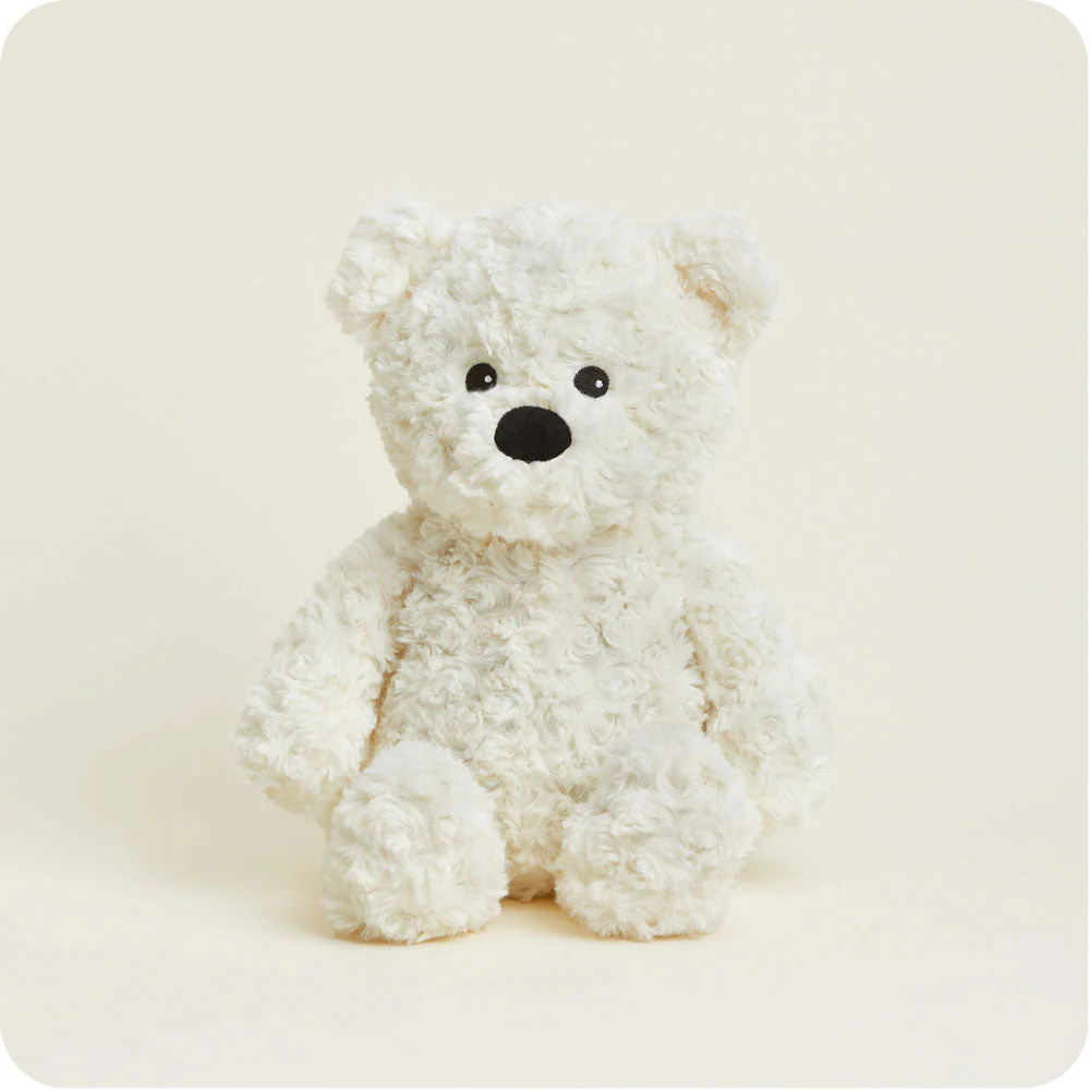 Warmies- Cream Curly Bear