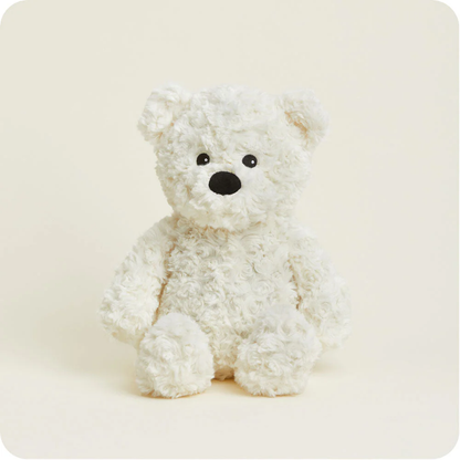 Warmies- Cream Curly Bear