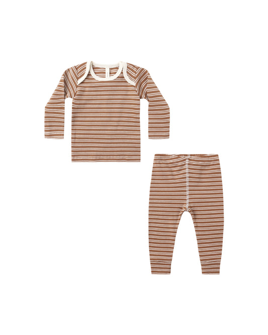 Quincy Mae- Ribbed Tee + Legging Set