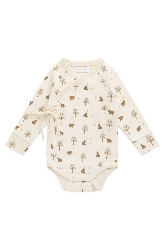 Ames Wrap Long Sleeve Bodysuit