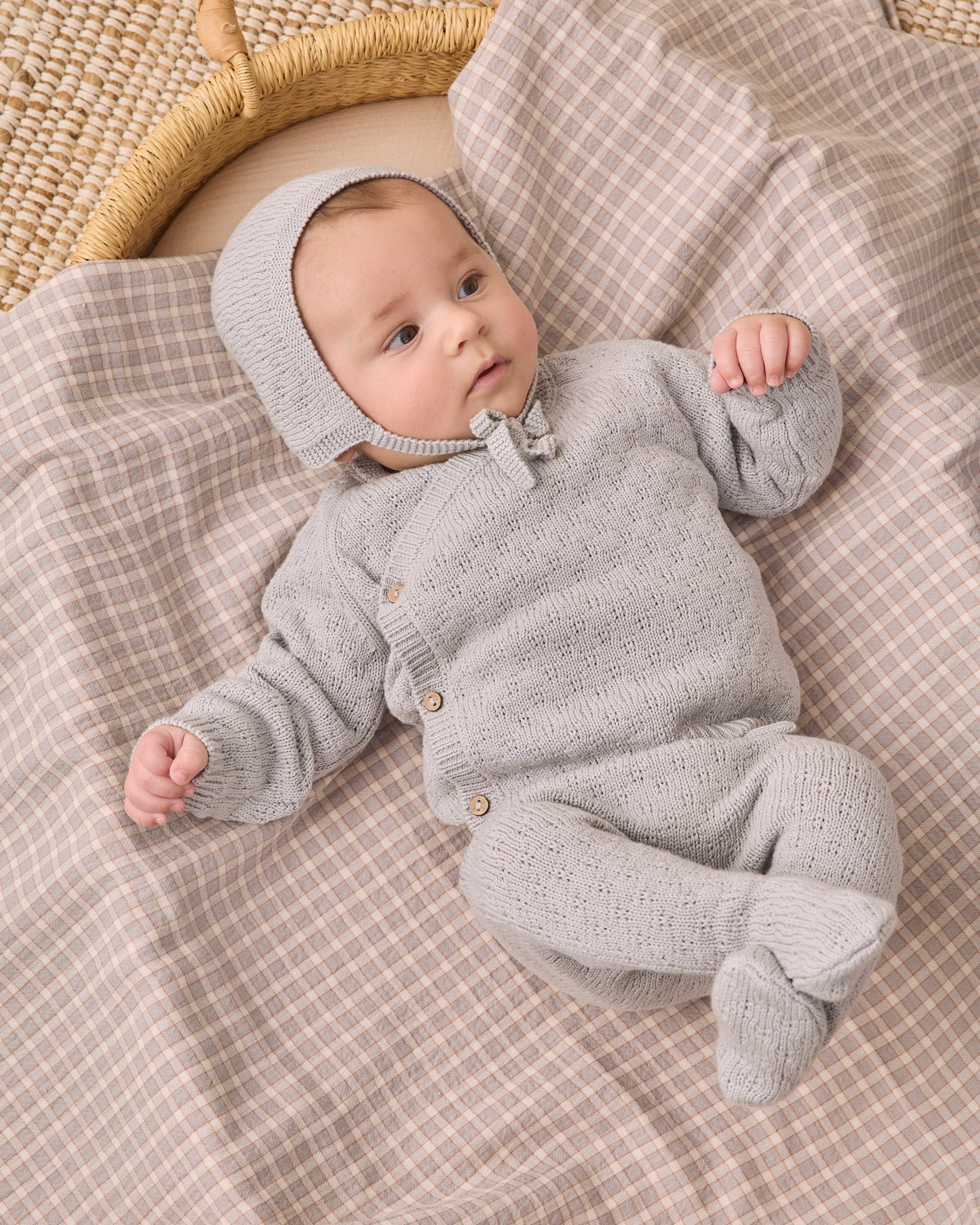 Knit Wrap Top + Pant Set