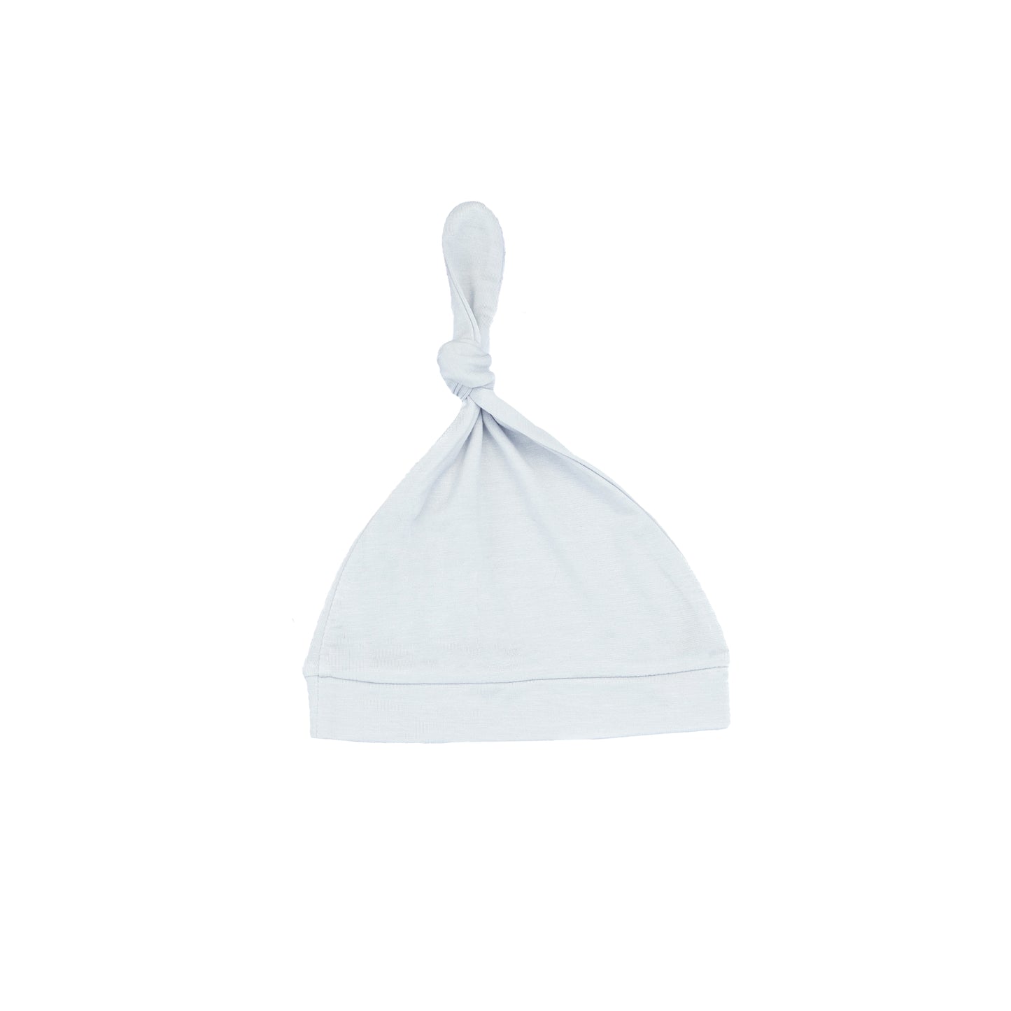 Baby Blues & Pink - Knotted Hat 0-6M -Aero Gray