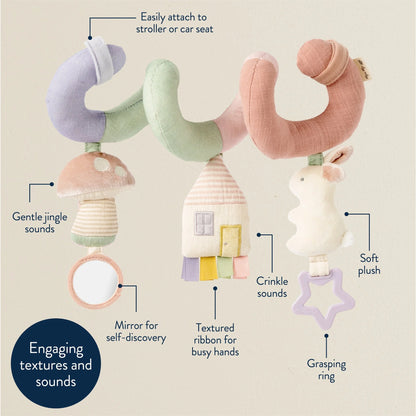 Itzy Spiral Car Seat Activity Pastel