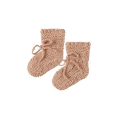 Rylee+ Cru-KNIT BOOTIES || HEATHERED ROSE