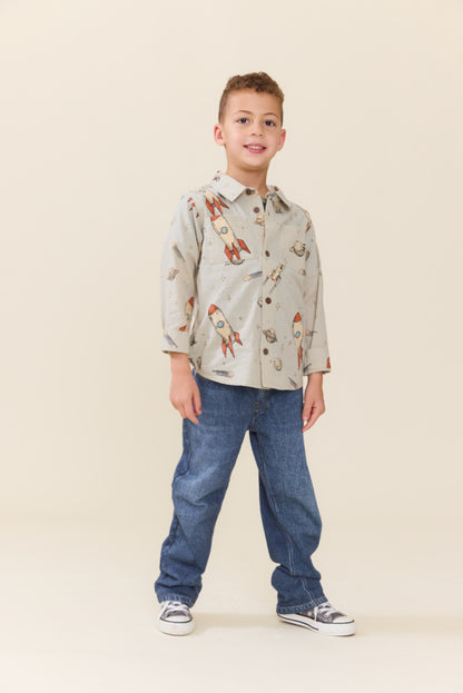 Boys Long Sleeve Jack Shirt