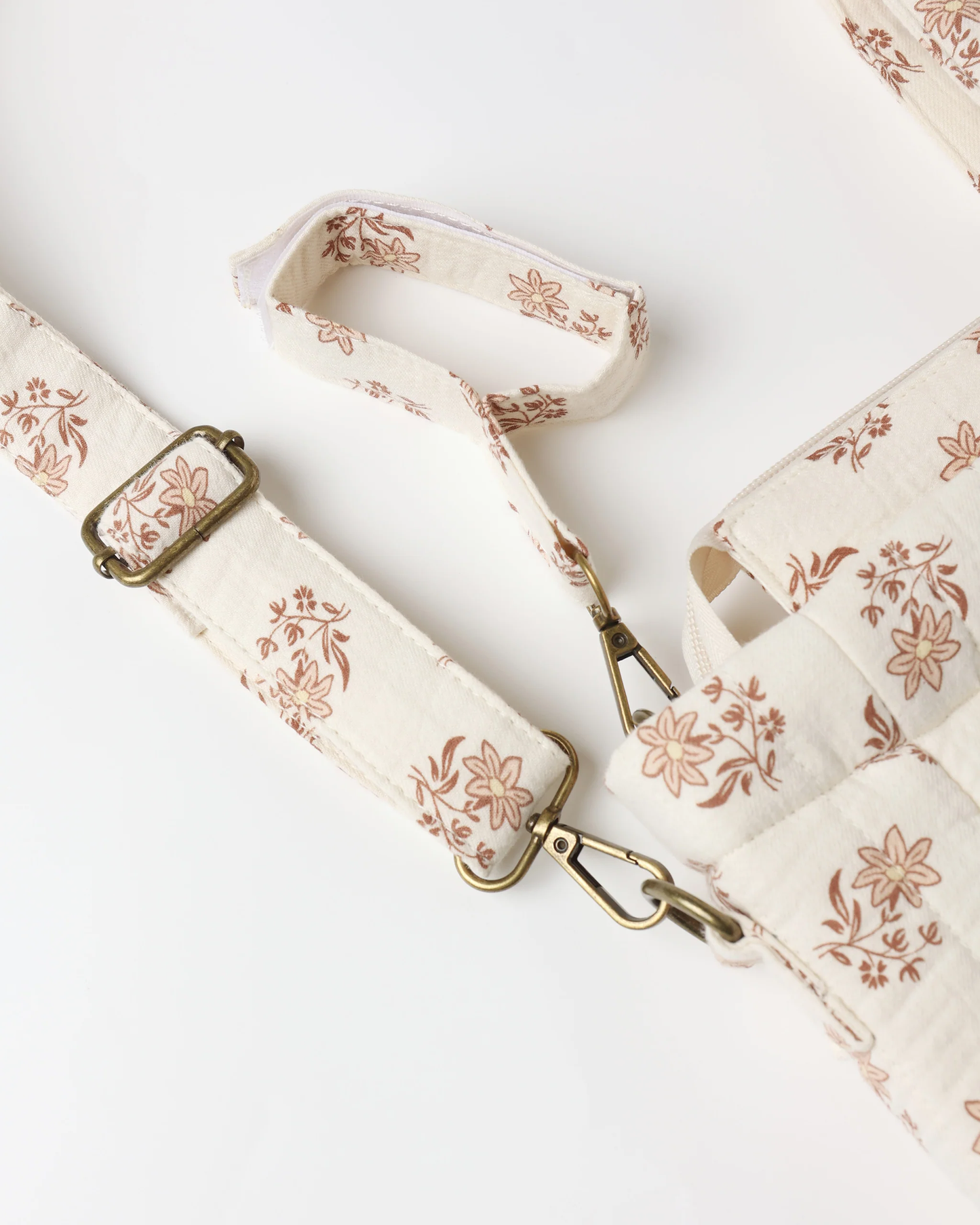 Quincy Mae-Diaper Bag + Changing Pad Set Lily Bloom