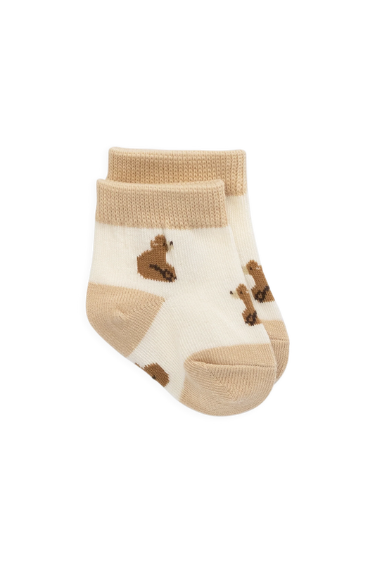 Honey Bear Socks 0-3M