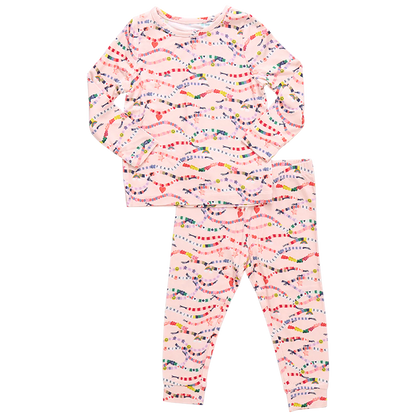 Pink Chicken- Kids Bamboo PJ Set