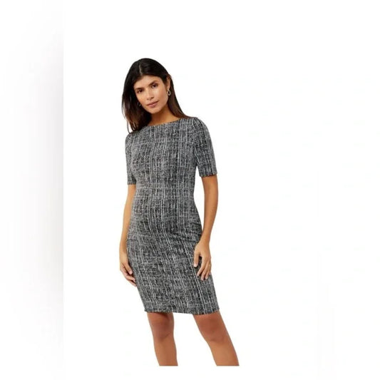 Pea In The Pod-Textured Ponte Dress