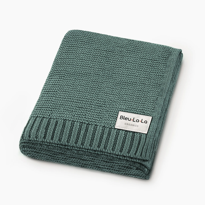 Knit Swaddle Baby Blanket