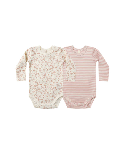 Quincy Mae- Jersey Bodysuit 2 Pk