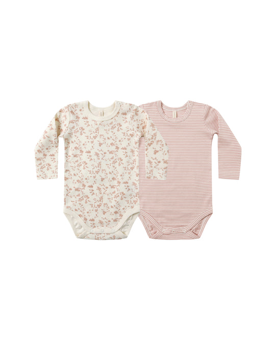 Quincy Mae- Jersey Bodysuit 2 Pk