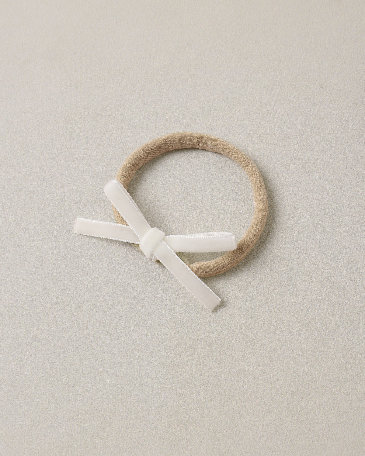 Baby Bow Headband Black/Ivory