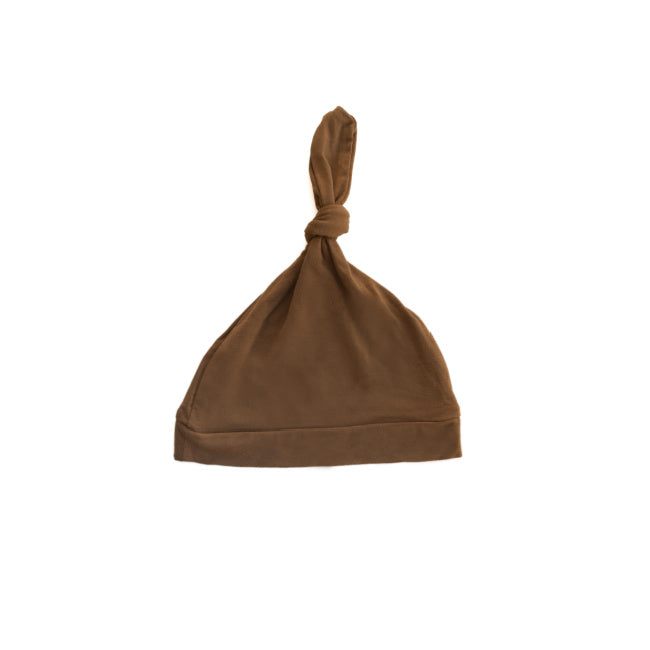 🎁 Baby Blues & Pink - Knotted Hat 0-6M - Espresso (100% off)