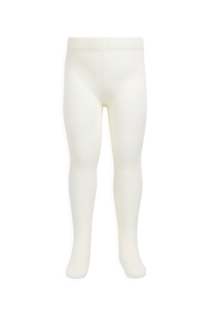 Isabella Tights 0-3M Parchment
