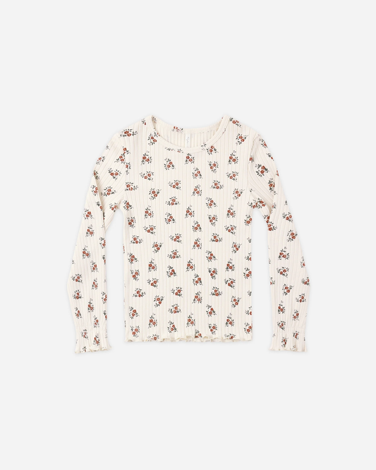Ribbed Long Sleeve Top