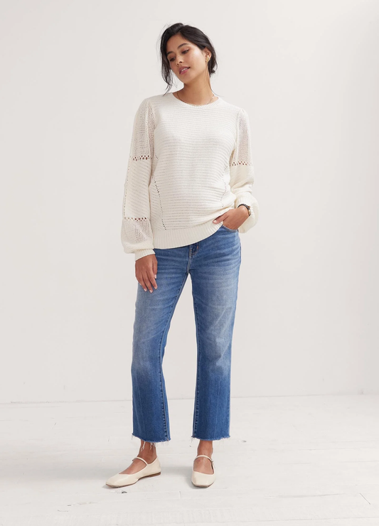 Hatch- The Crop Maternity Jean