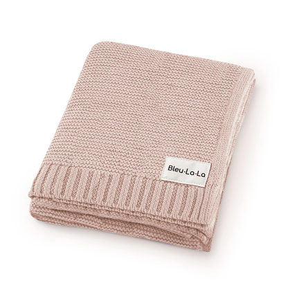 Knit Swaddle Baby Blanket