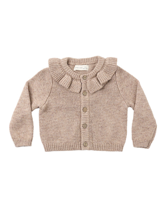 Ruffle Collar Cardigan
