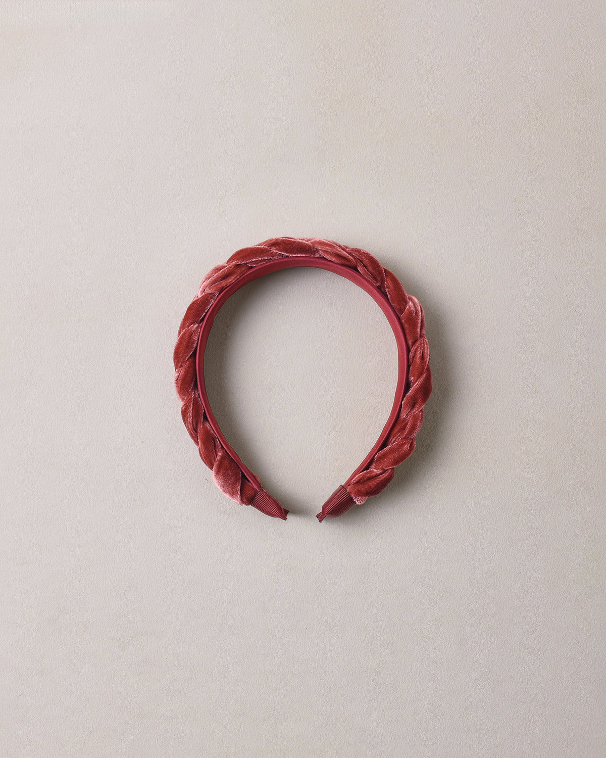Braided Headband- Ruby O/S