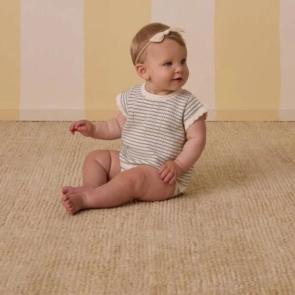 Rylee + Cru-Scallop Knit Baby Set