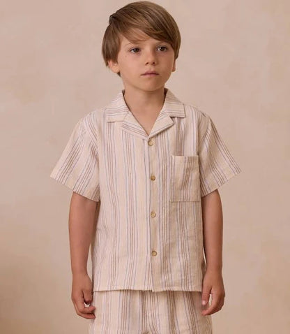 Rylee + Cru-Lapel Collar Shirt