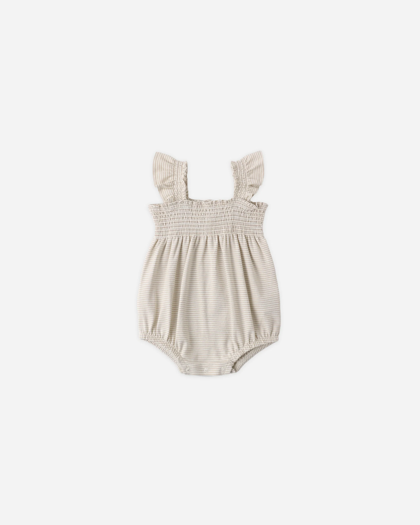 Smocked Ruffle Sleeve Romper