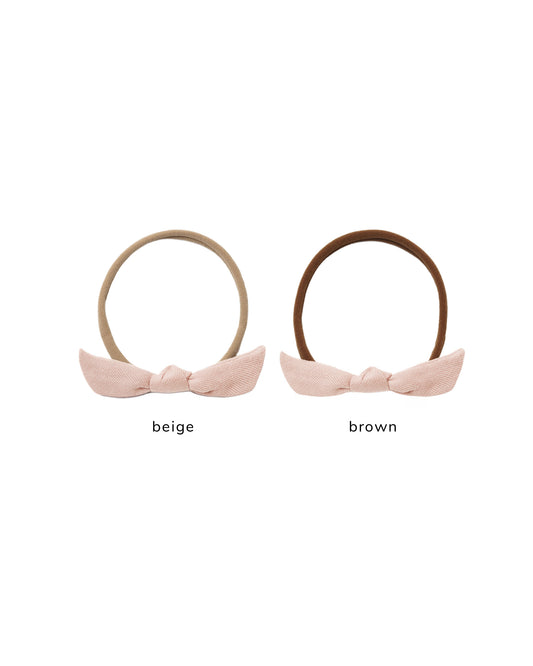 Little Knot Headband- Rose O/S