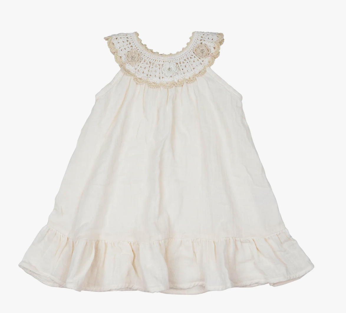 Wild Wawa- Petal Crochet Dress