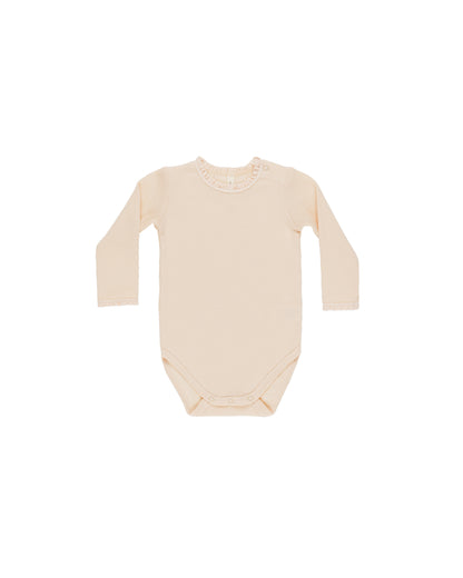Quincy Mae- Waffle Longsleeve Bodysuit