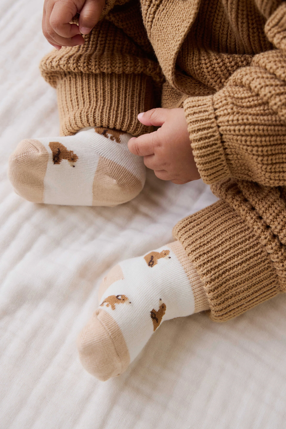 Honey Bear Socks 0-3M