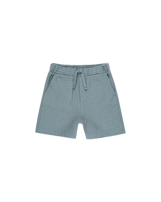 Rylee + Cru-Perry Short - Ocean 6-12M