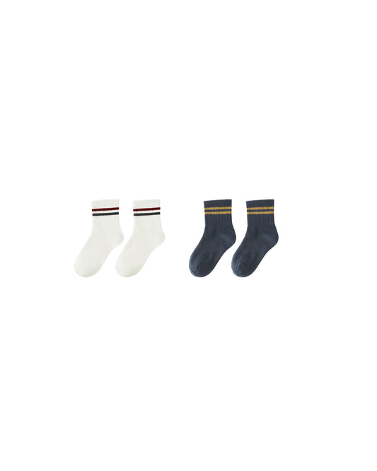 Rylee + Cru- Stripe Sock 2 Pk