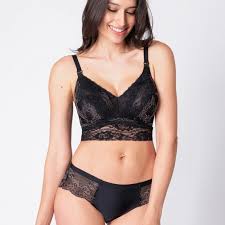 Beth Lace Bralette Black/Blush S