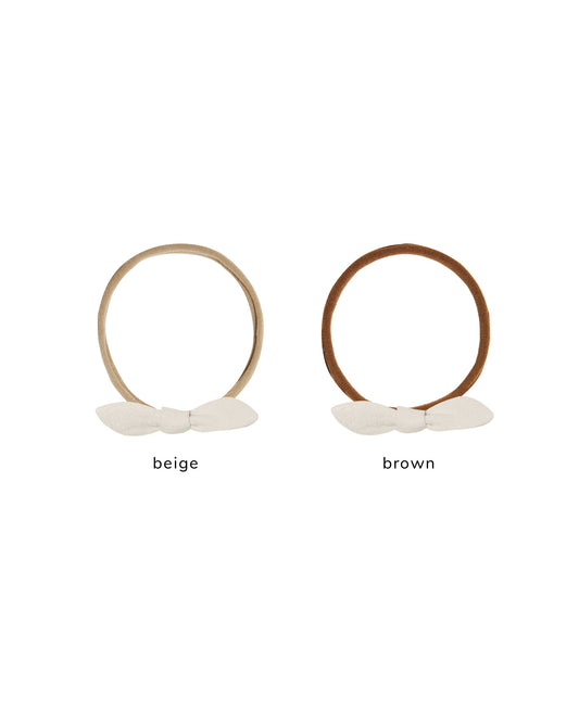 Little Knot Headband- Natural O/S